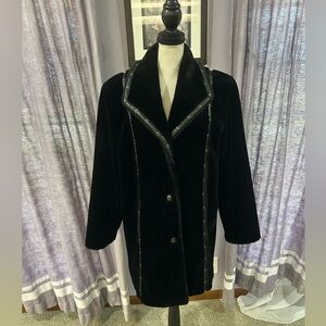Vintage Pamela McCoy Faux Fur Coat